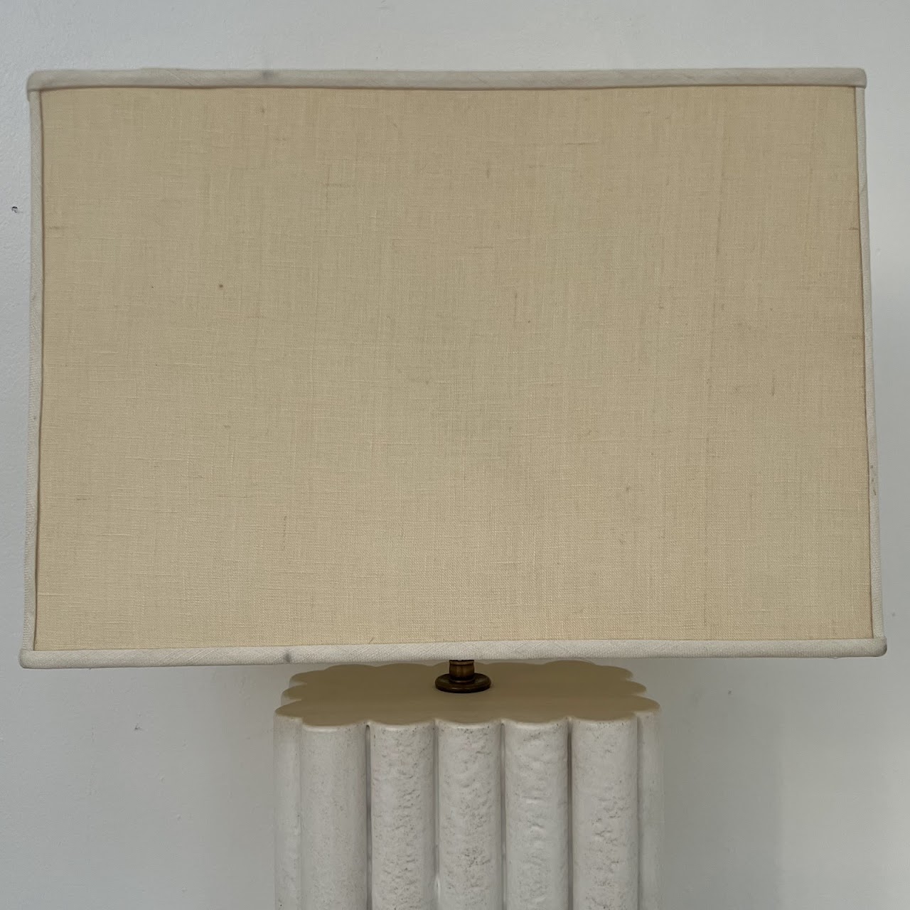 Studio Ceramic Reeded Table Lamp