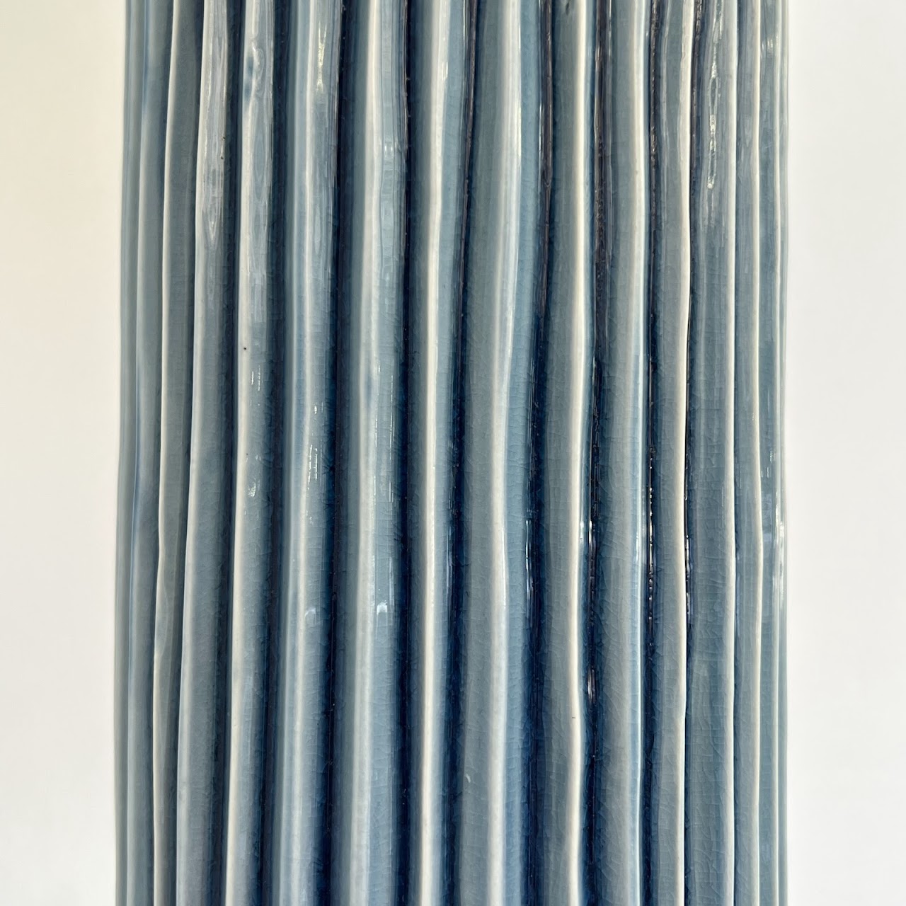 Studio Ceramic Reeded Table Lamp