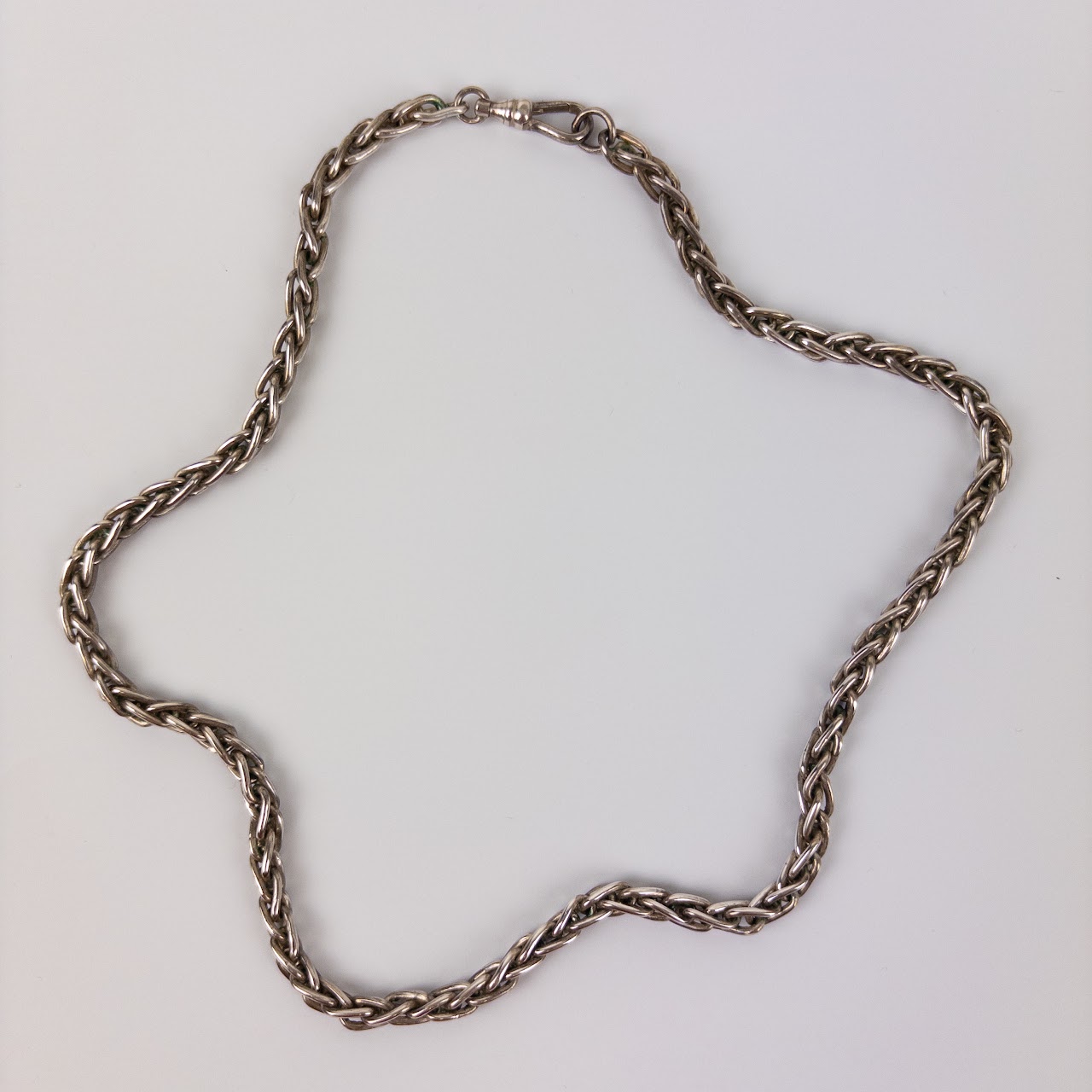 Sterling Silver Wheat Chain Necklace