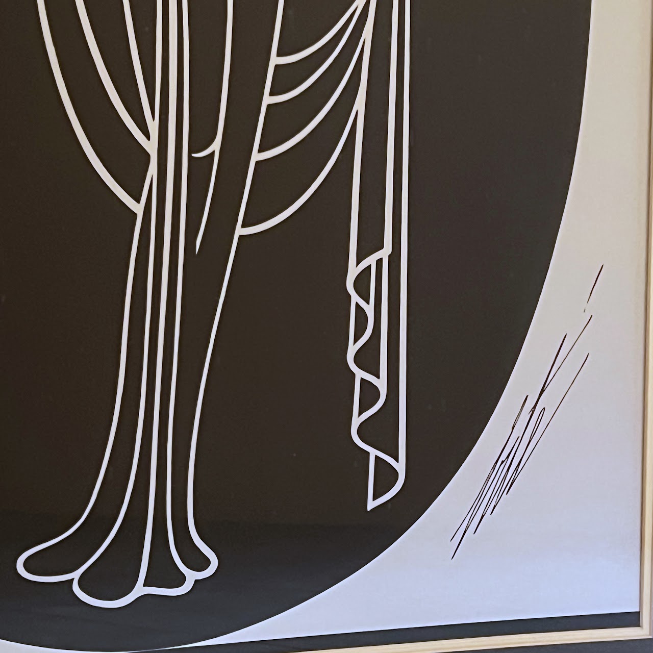 Erté Mirage Editions Grosvenor Gallery Silkscreen Poster, 1978