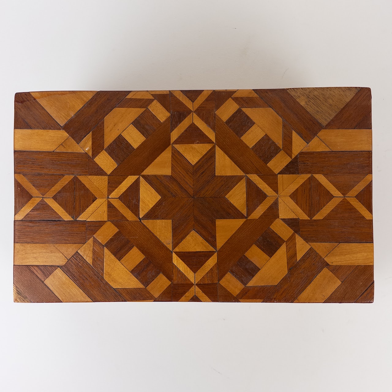 Moravian Styled Inlaid Wooden Box