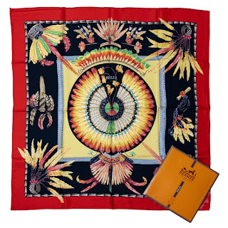 Hermès 'Brazil' Silk Scarf 90