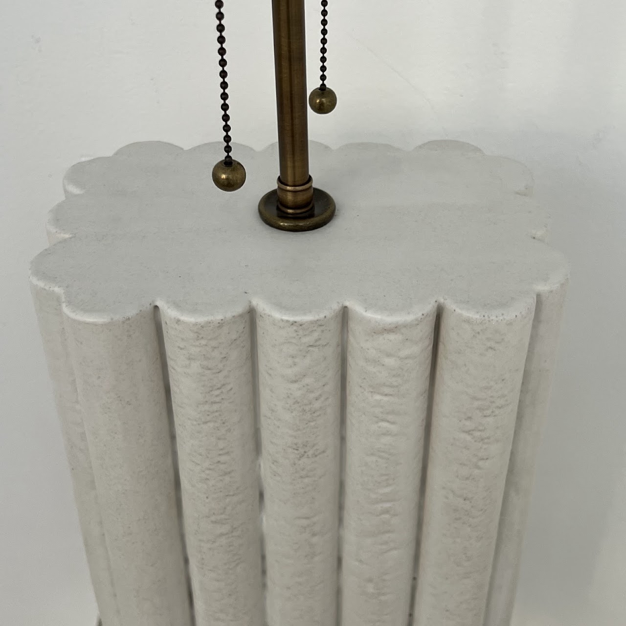 Studio Ceramic Reeded Table Lamp