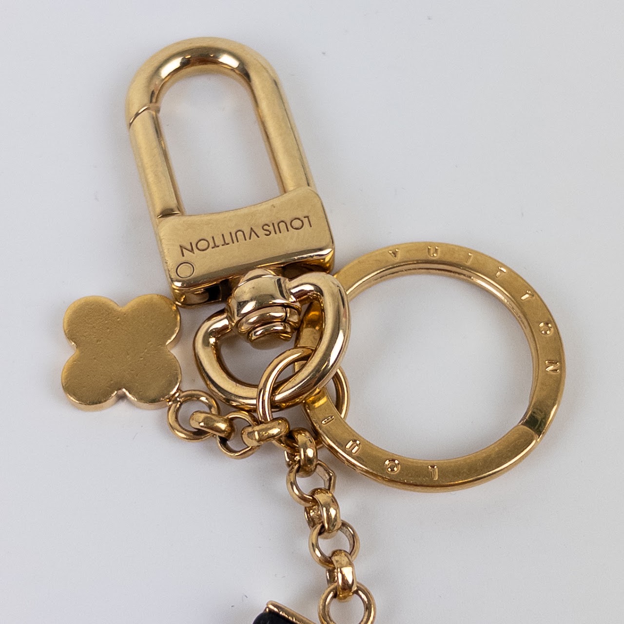 Louis Vuitton Taurillon LV Capucines Charm Key Holder