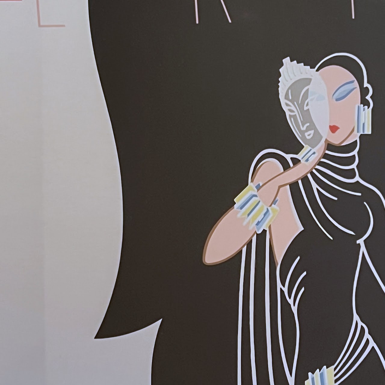 Erté Mirage Editions Grosvenor Gallery Silkscreen Poster, 1978