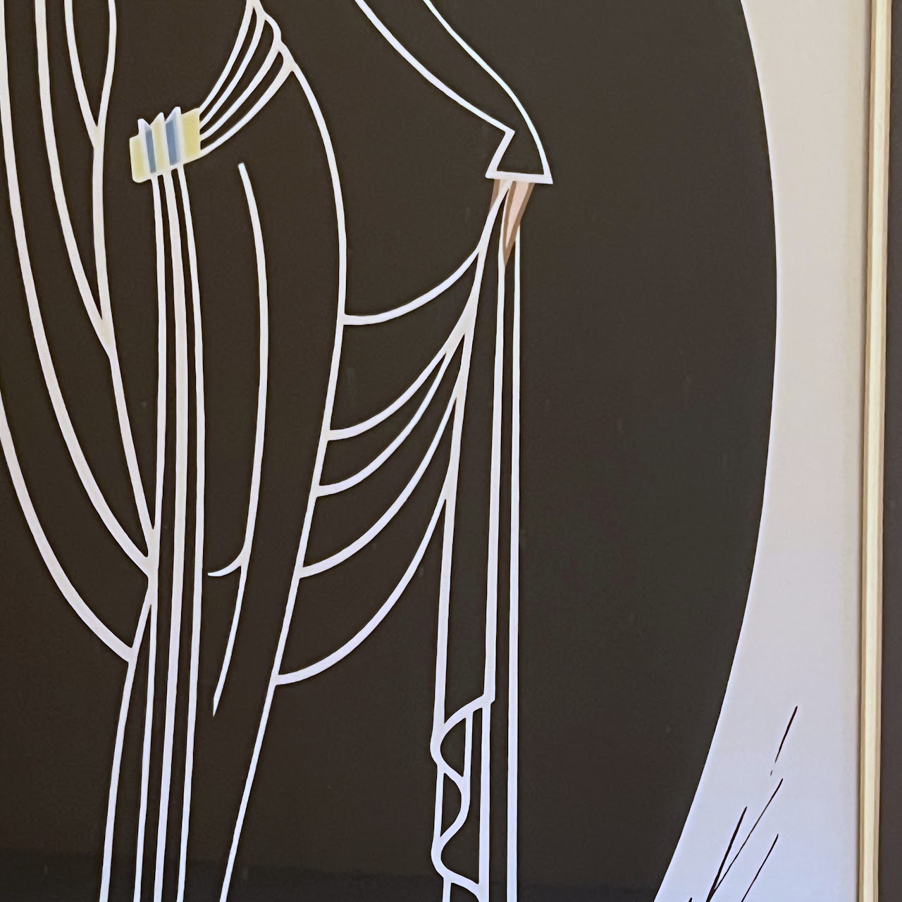 Erté Mirage Editions Grosvenor Gallery Silkscreen Poster, 1978