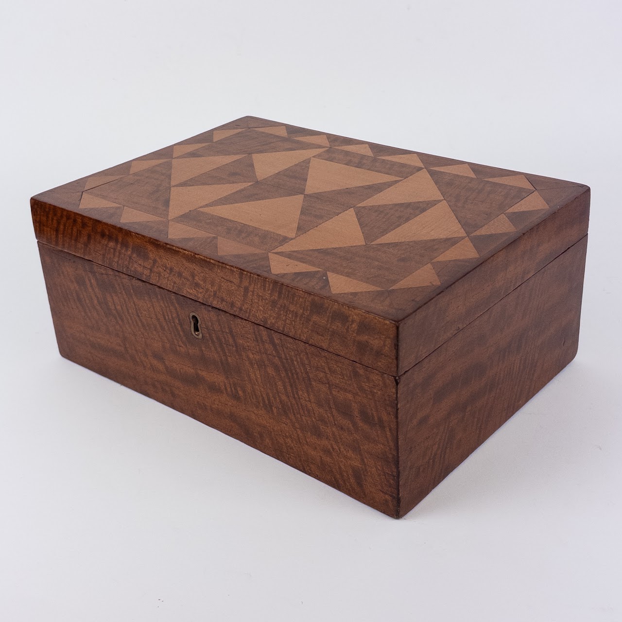 Vintage Marquetry Jewelry Box