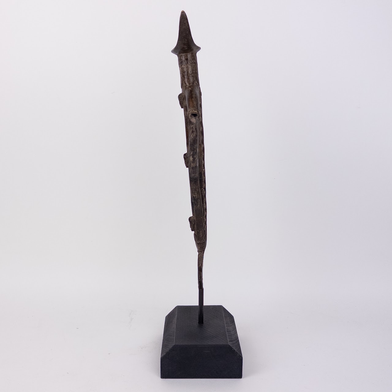 Burkina Faso Forged Bronze Whistle or Flute