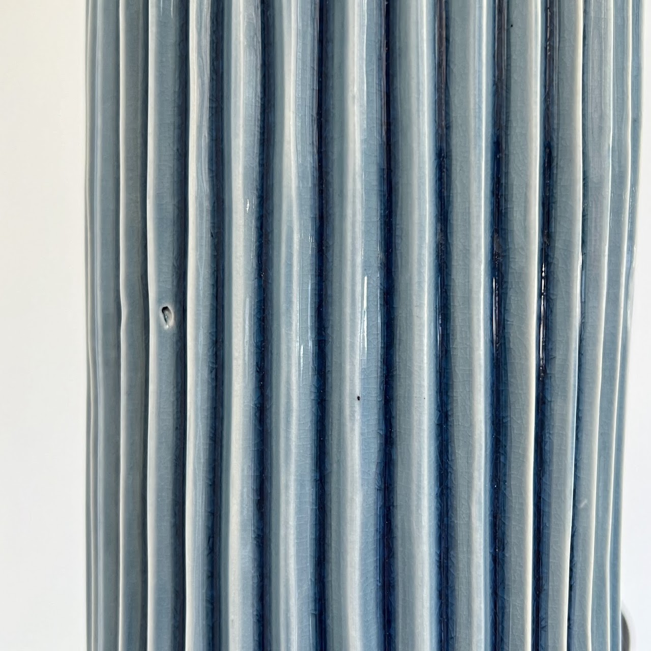 Studio Ceramic Reeded Table Lamp