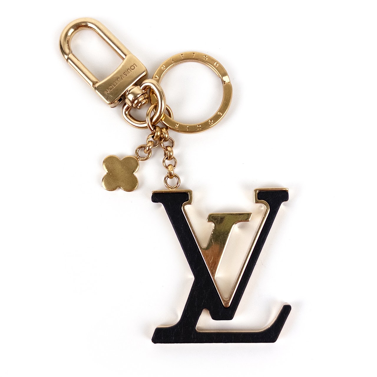 Louis Vuitton Taurillon LV Capucines Charm Key Holder