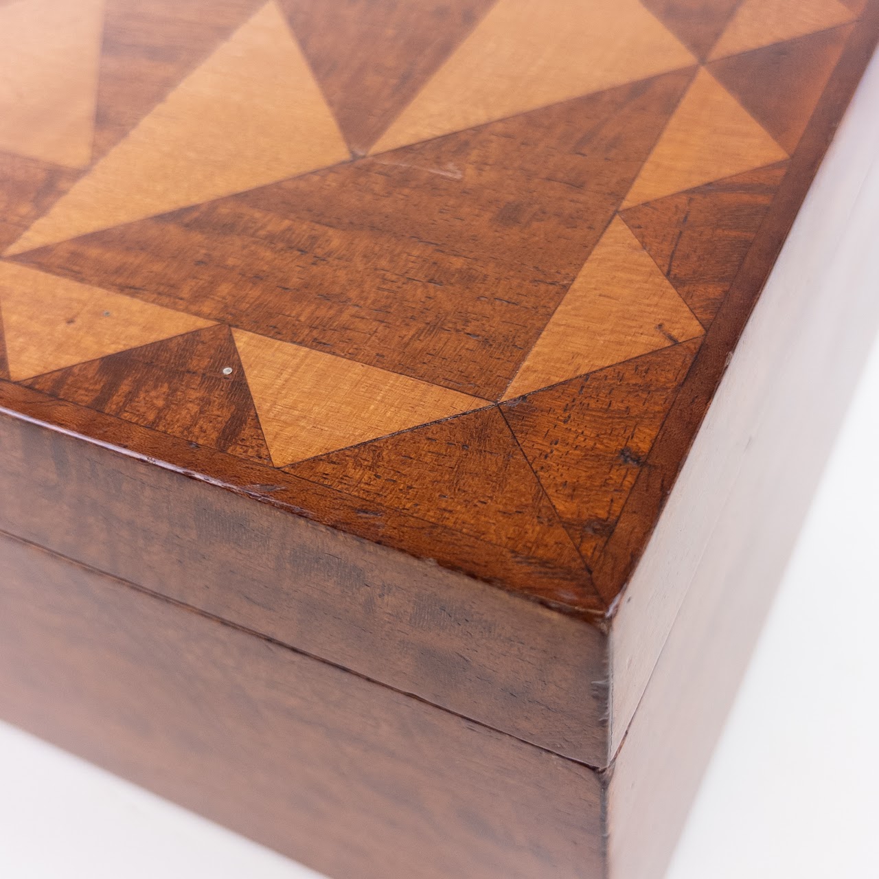 Vintage Marquetry Jewelry Box