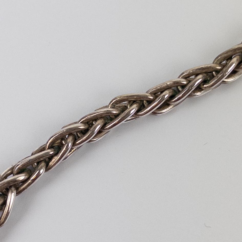 Sterling Silver Wheat Chain Necklace