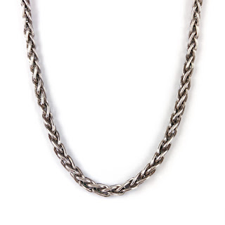 Sterling Silver Wheat Chain Necklace