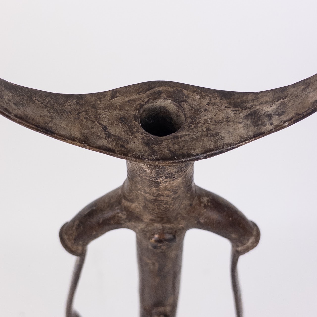 Burkina Faso Forged Bronze Whistle or Flute