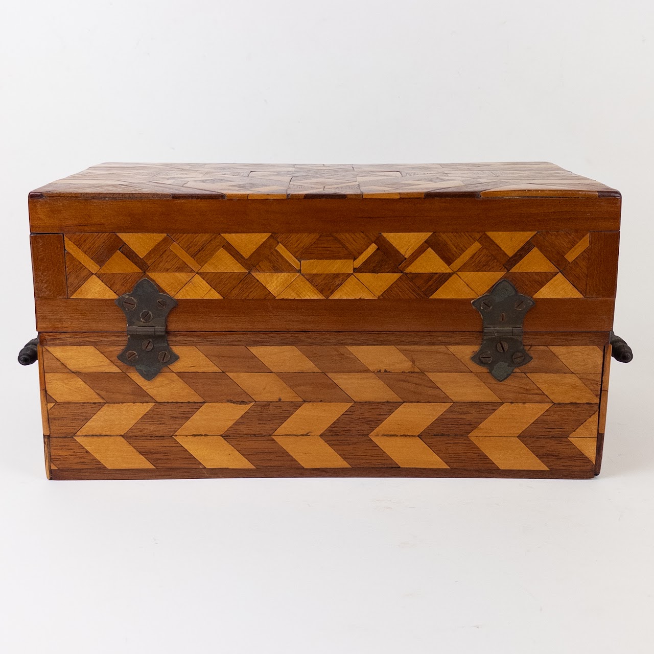 Moravian Styled Inlaid Wooden Box