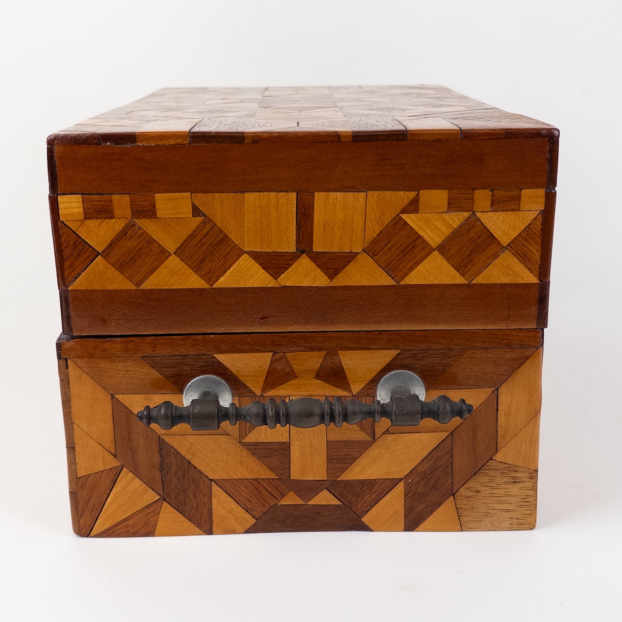 Moravian Styled Inlaid Wooden Box