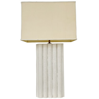 Studio Ceramic Reeded Table Lamp