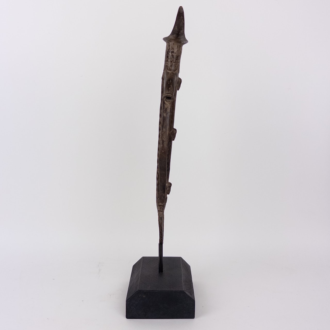 Burkina Faso Forged Bronze Whistle or Flute