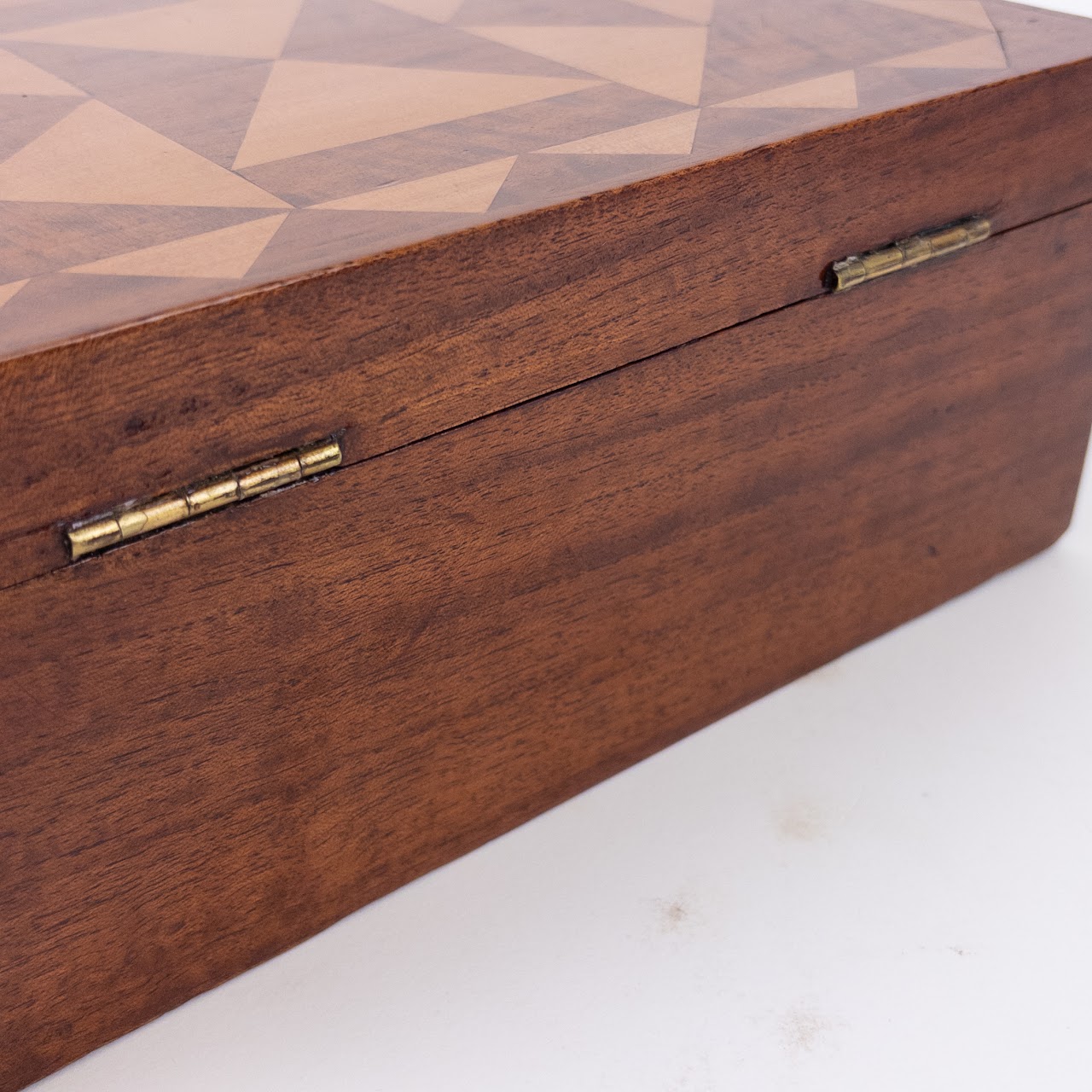 Vintage Marquetry Jewelry Box