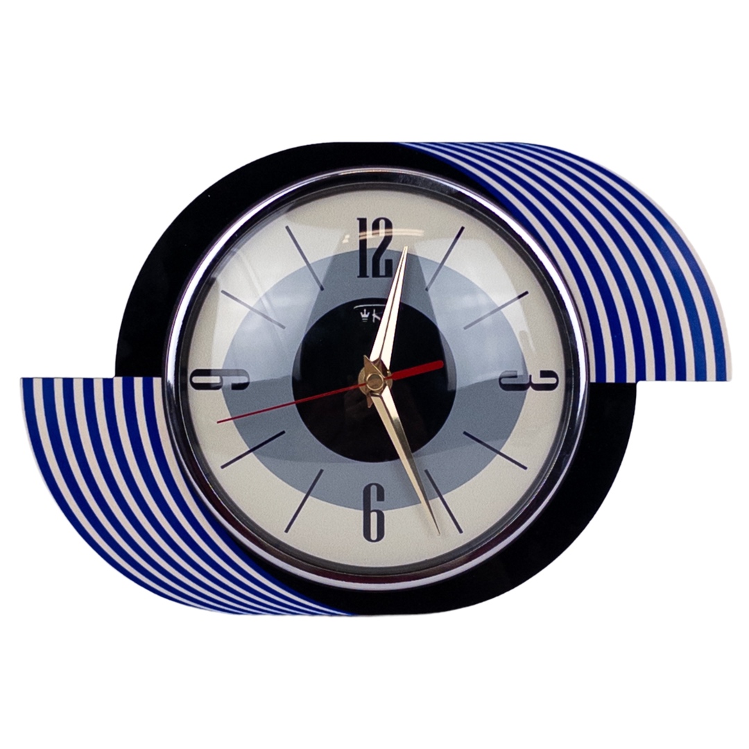 Royale Formica Eye Kandy Kitchen Wall Clock by David Breese