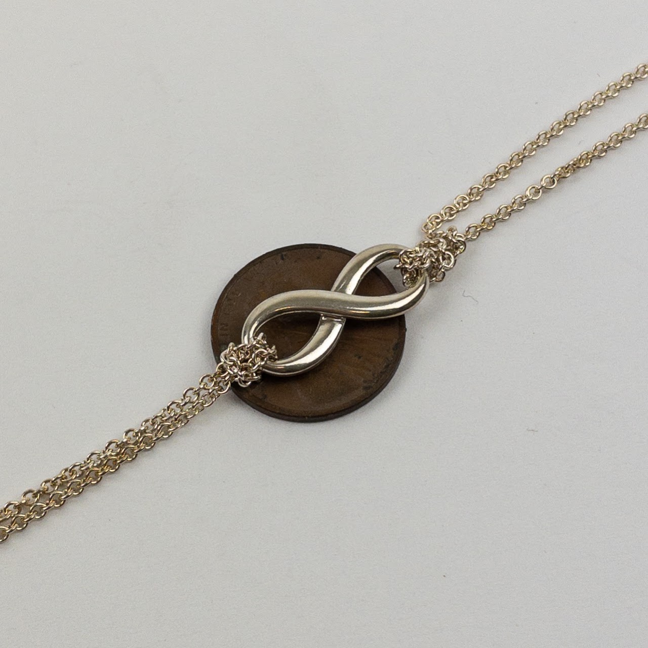 Tiffany & Co. Sterling Silver Infinity Pendant Necklace