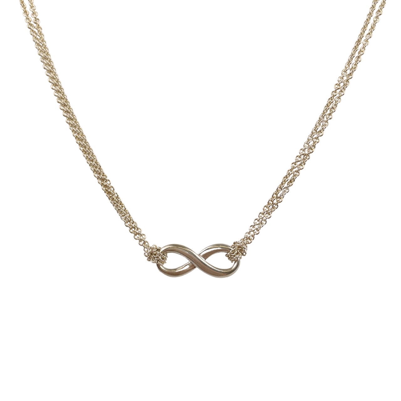 Tiffany & Co. Sterling Silver Infinity Pendant Necklace