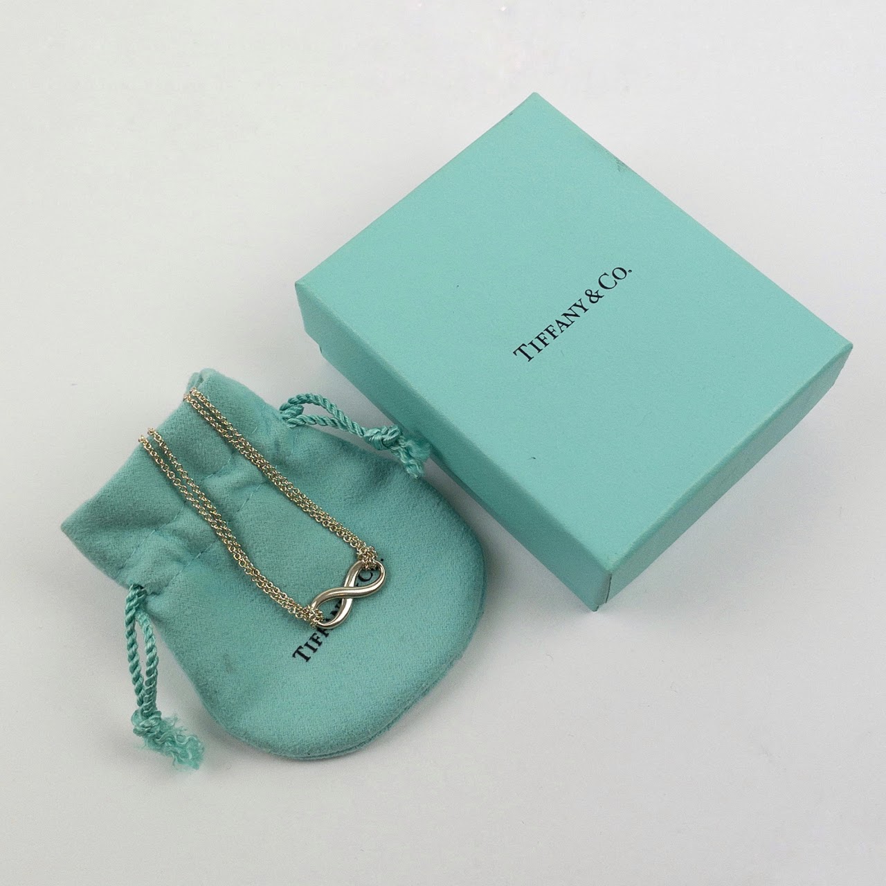 Tiffany & Co. Sterling Silver Infinity Pendant Necklace