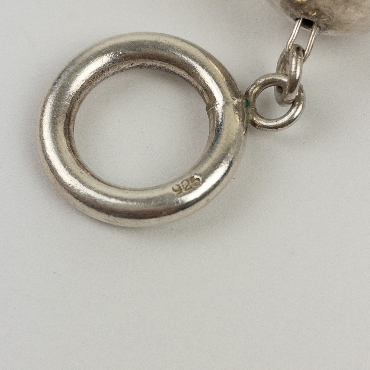 Sterling Silver Heavy Ball Necklace