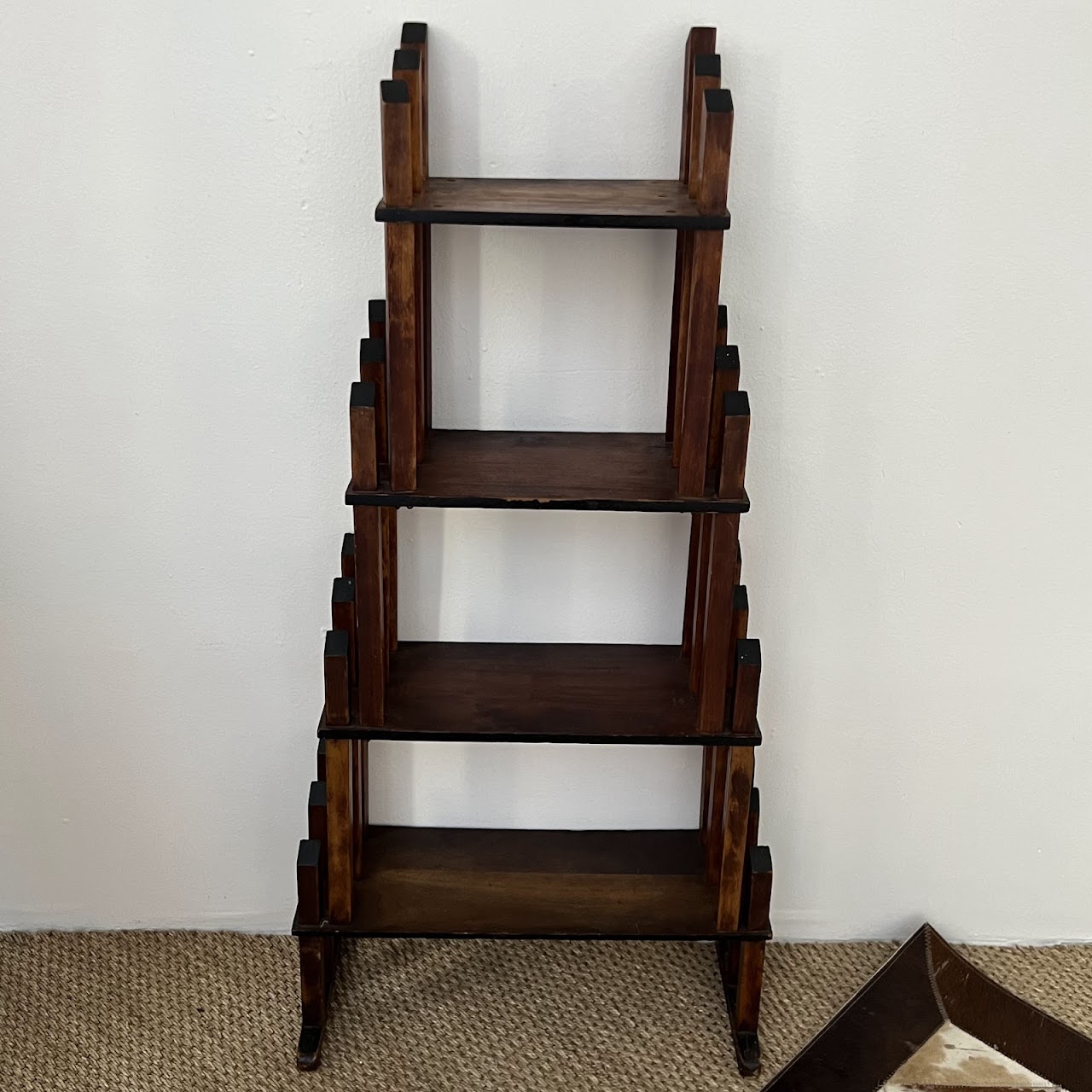 Tiered Vintage Wooden Plant Stand