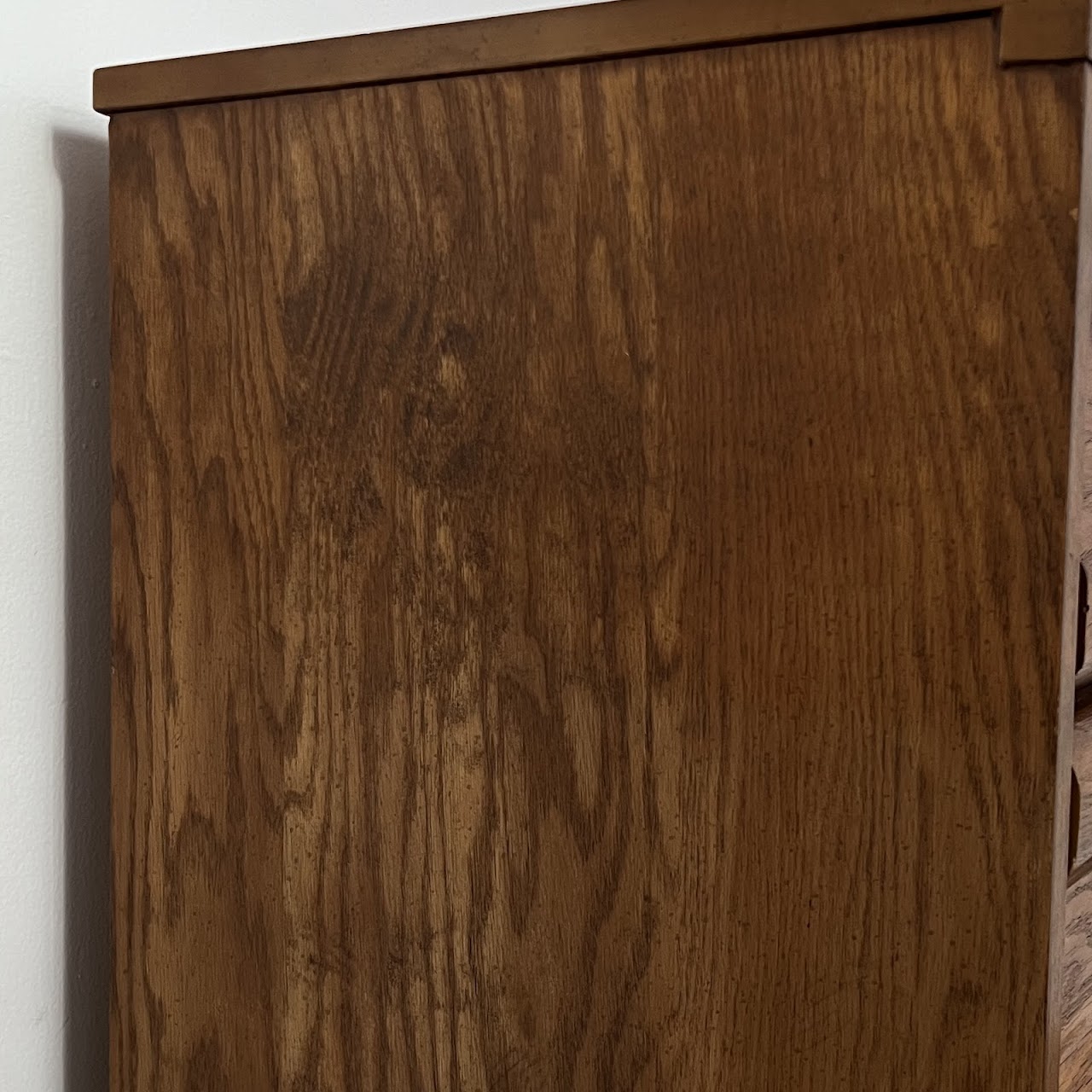 Brutalist Mid-Century Oak Dresser