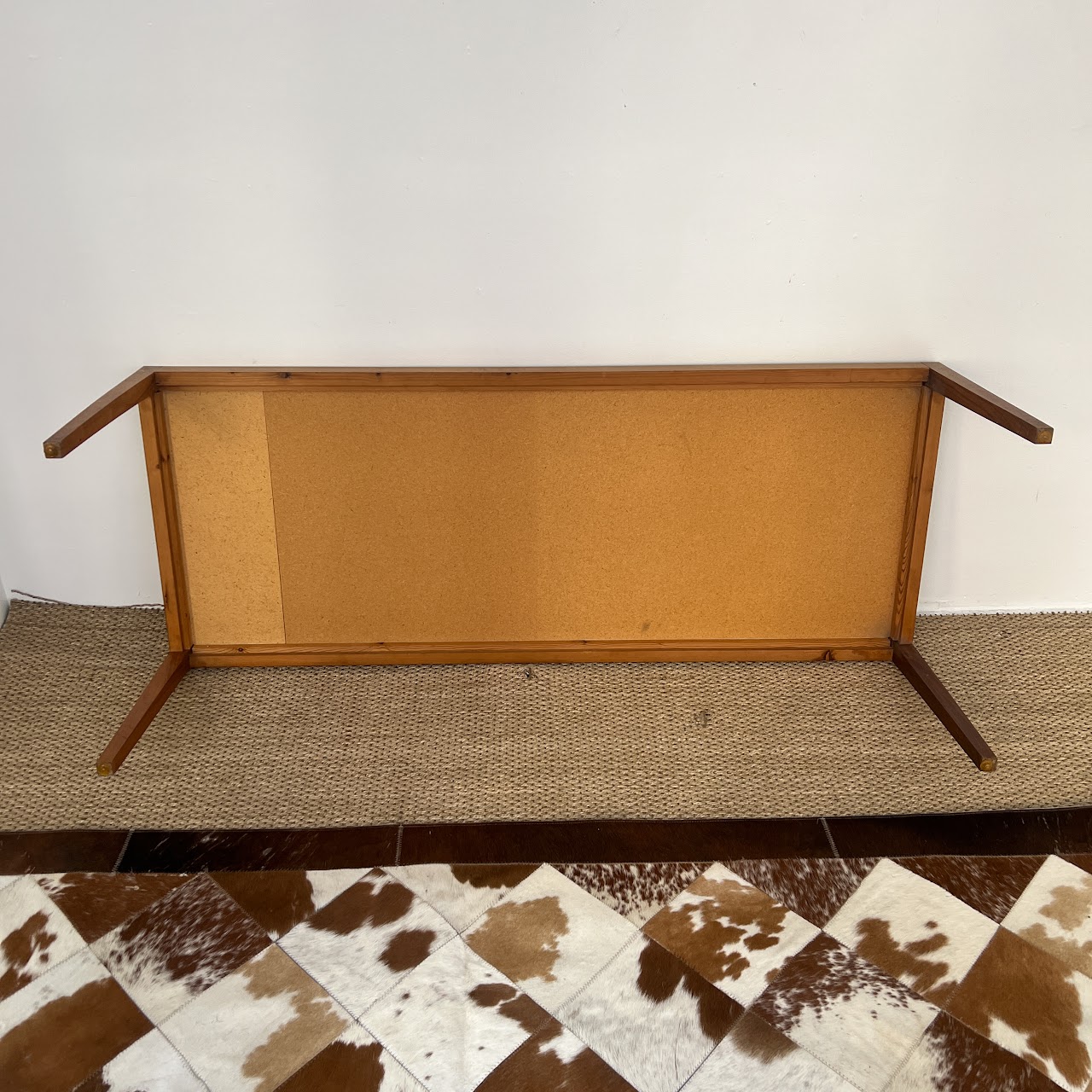 Mid-Century Modern Rosewood Ceramic Tile Top Coffee Table