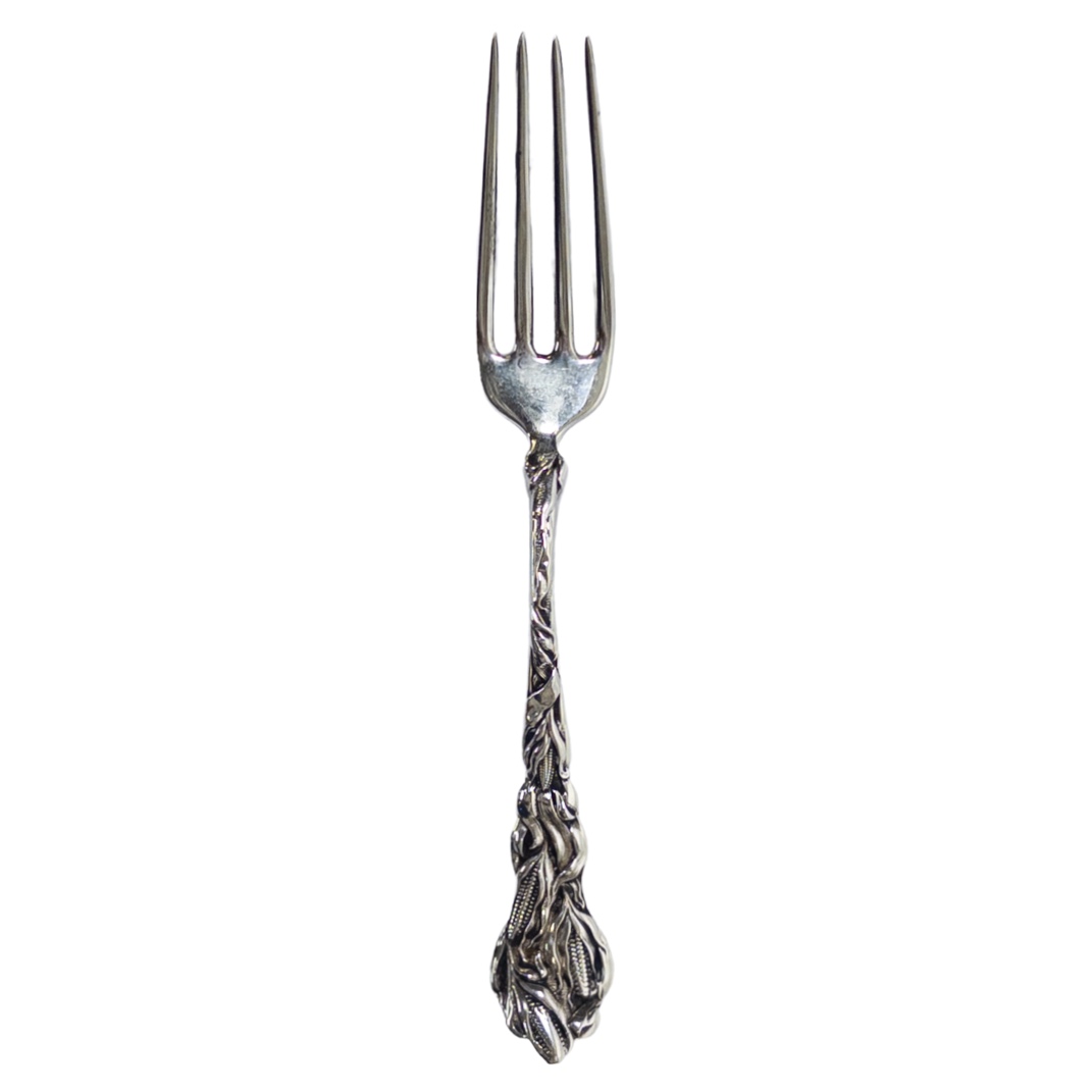 Ten Sterling Silver Paye & Baker Dessert Forks