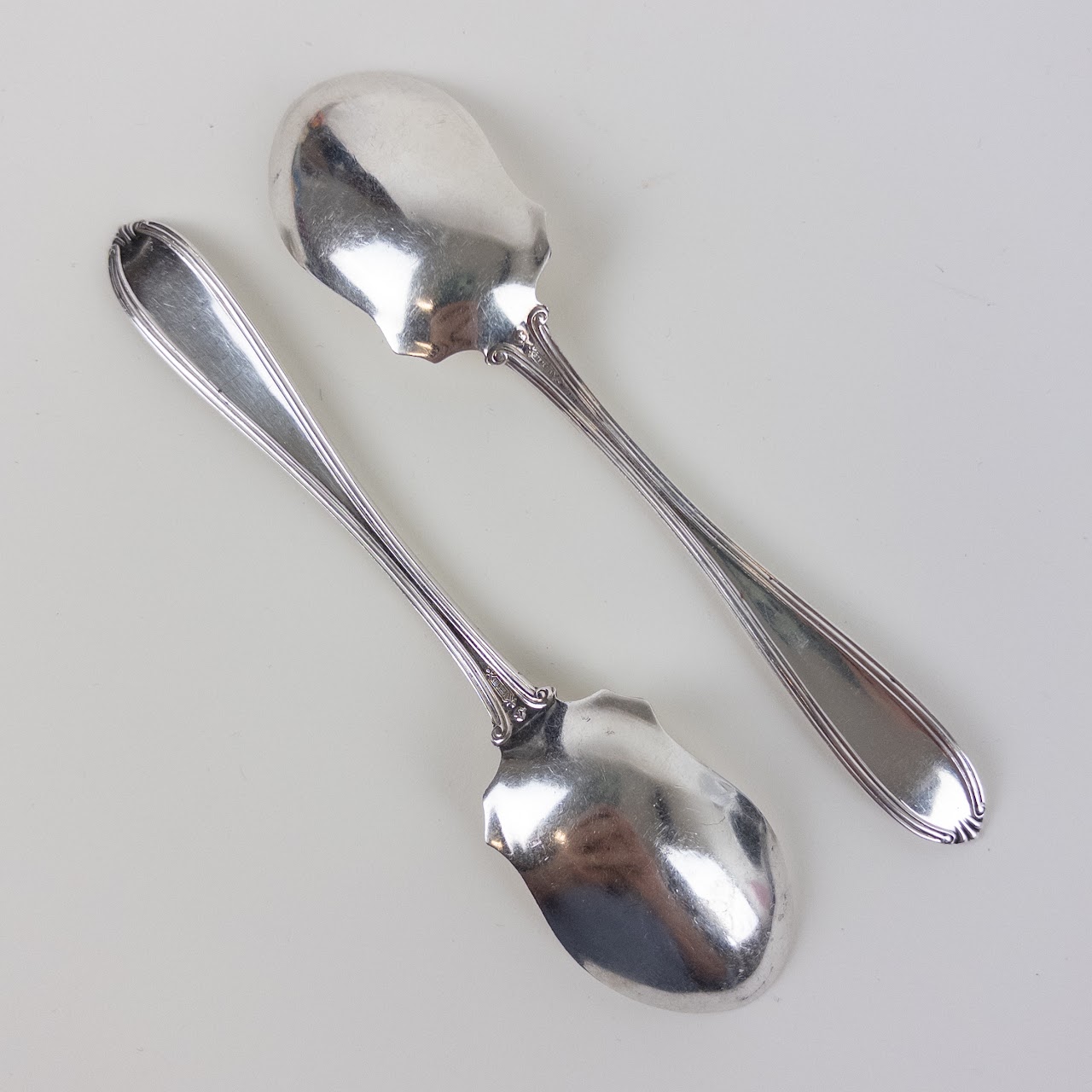 Sterling Silver Sorbet Spoon Set of Six