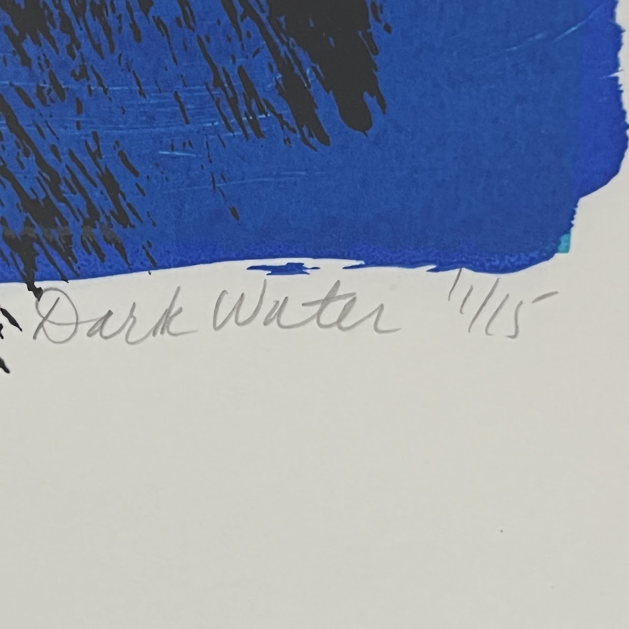 Jackie Battenfield 'Dark Water' Signed Lithograph