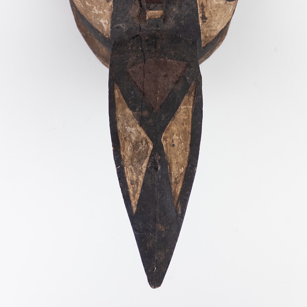 Burkina Faso Carved Wooden Bobo Bird Mask