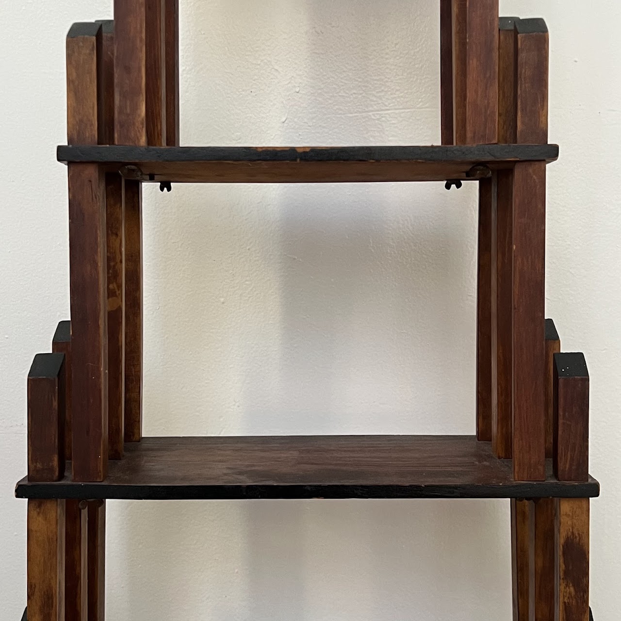 Tiered Vintage Wooden Plant Stand