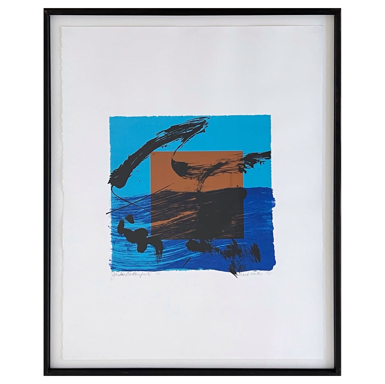 Jackie Battenfield 'Dark Water' Signed Lithograph