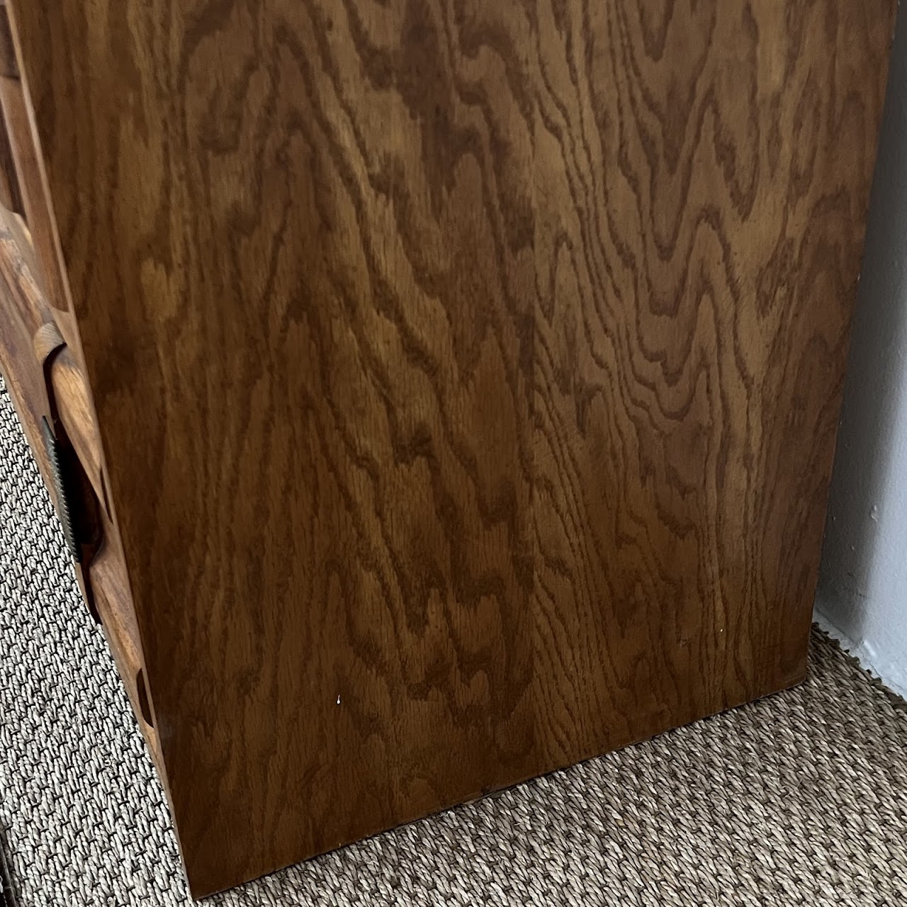 Brutalist Mid-Century Oak Dresser