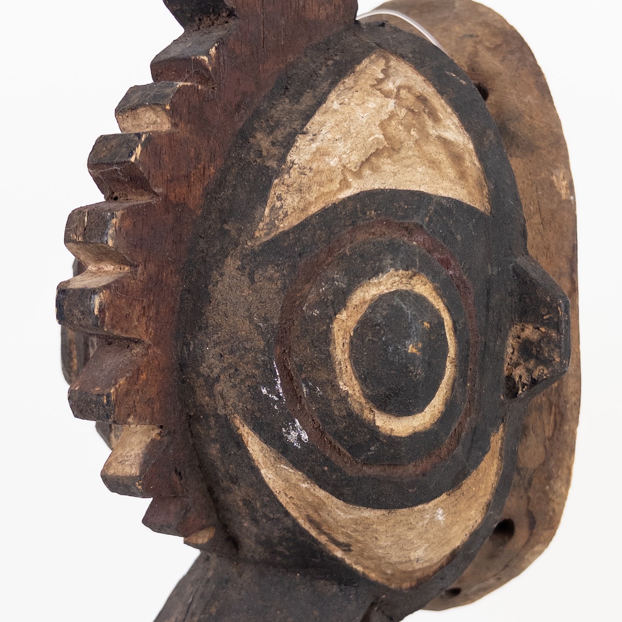 Burkina Faso Carved Wooden Bobo Bird Mask