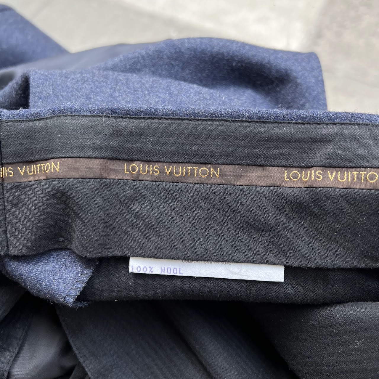 Louis Vuitton Wool Flannel Suit