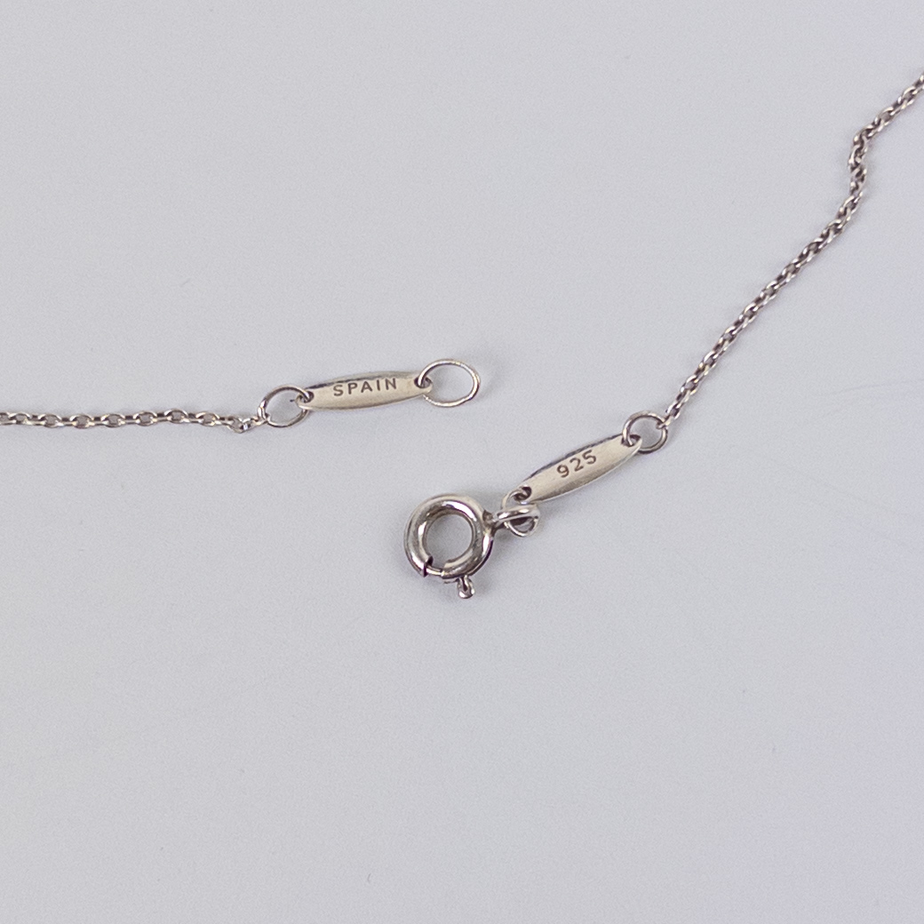 Tiffany & Co. Sterling Silver Teardrop Necklace