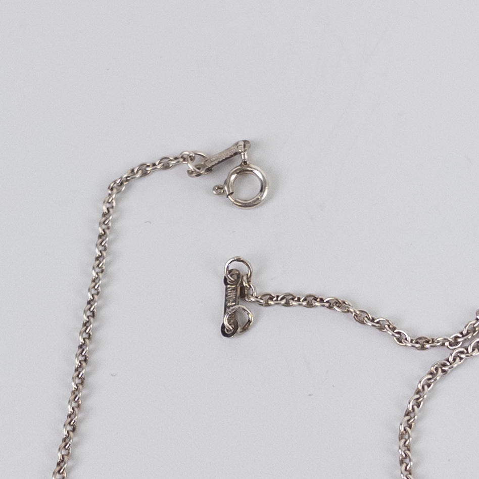 Tiffany & Co. Sterling Silver Open Heart Necklace