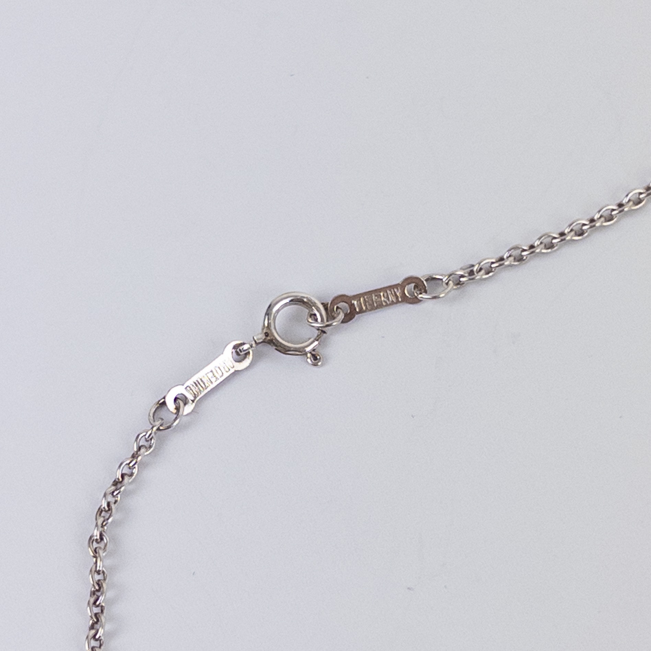 Tiffany & Co. Sterling Silver Open Heart Necklace