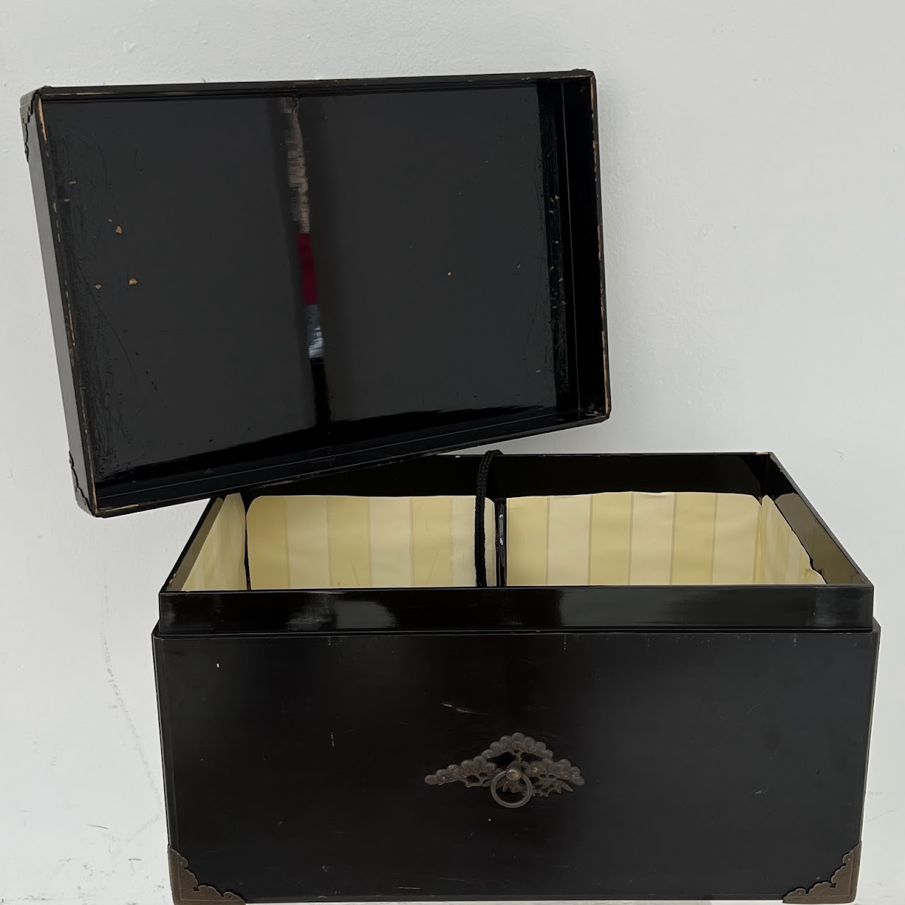 Japanese Antique Lacquered Wooden Box