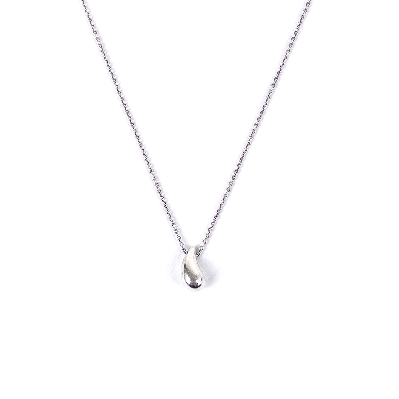 Tiffany & Co. Sterling Silver Teardrop Necklace