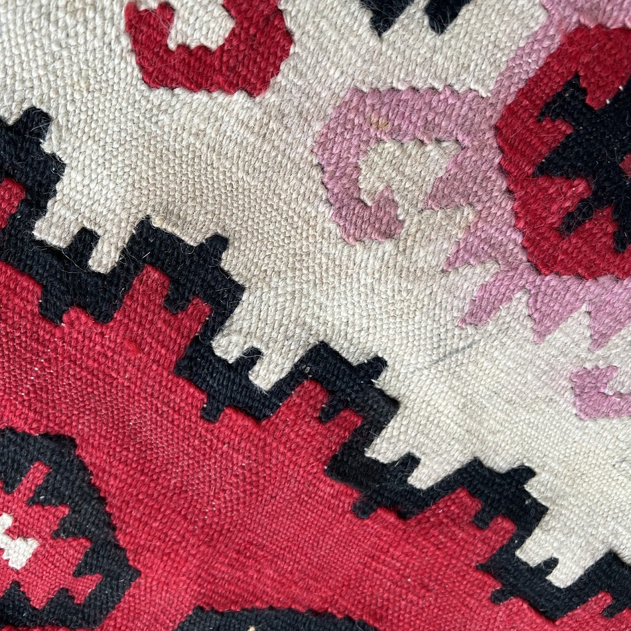 Turkish Wool Kilim Area Rug