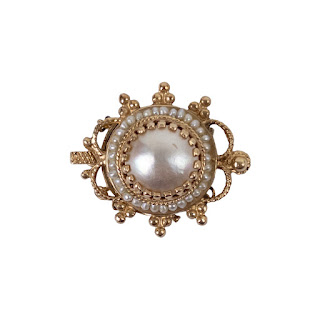 14K Gold and Pearl Clasp