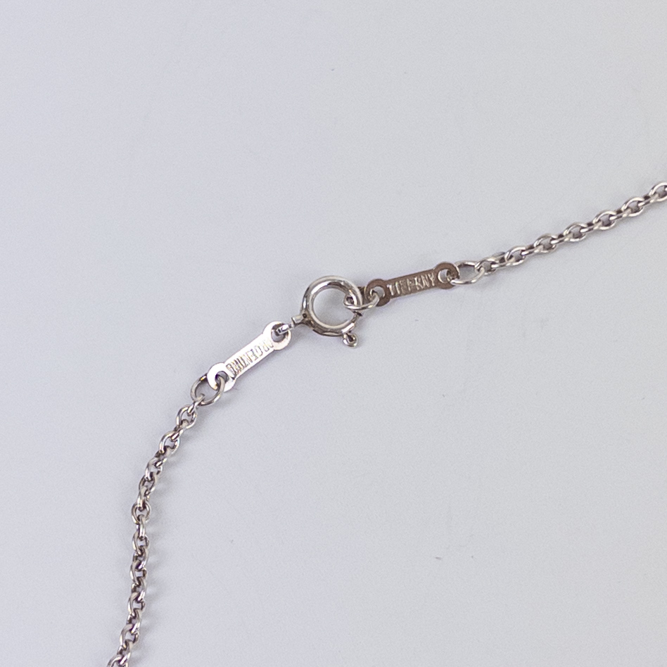 Tiffany & Co. Sterling Silver Open Heart Necklace