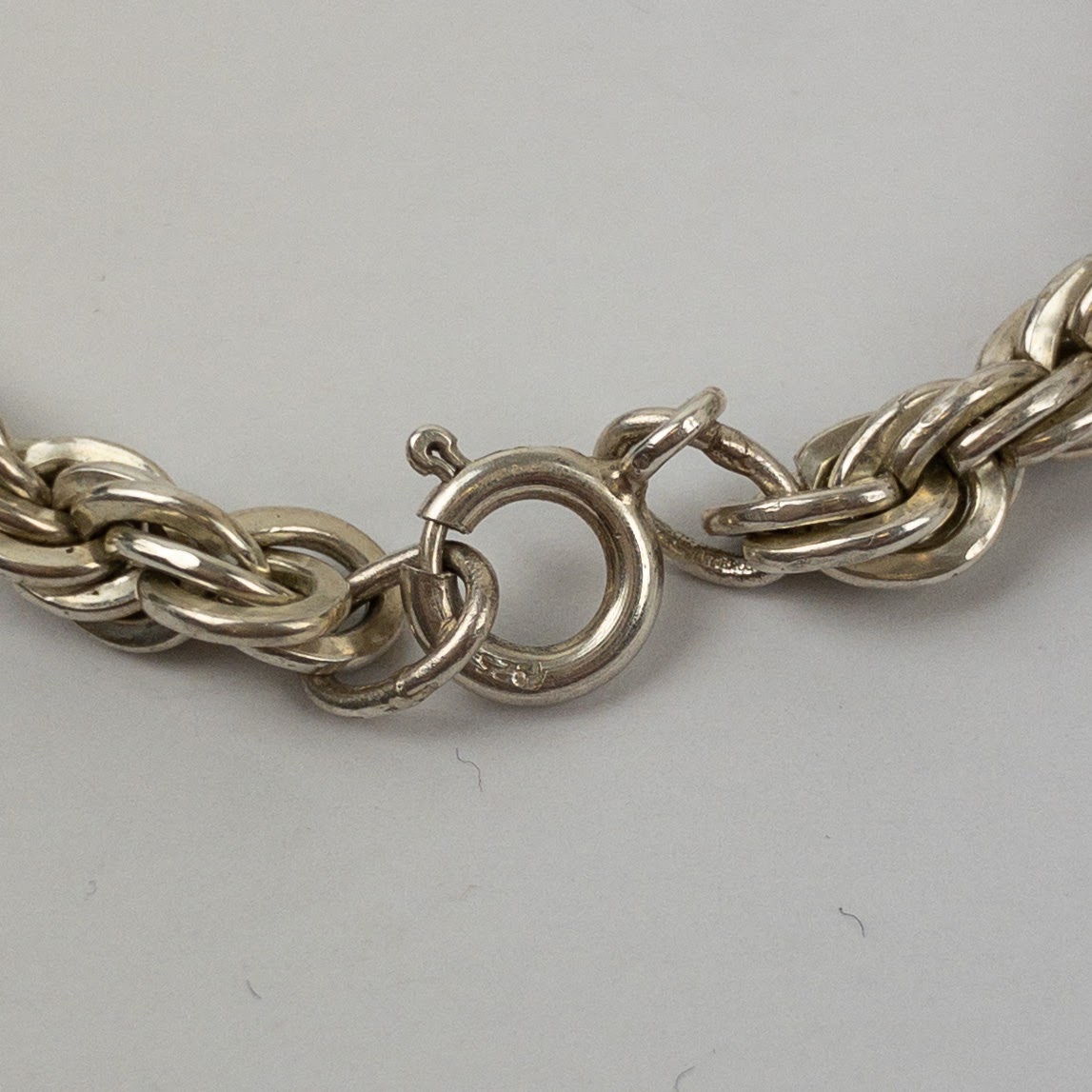 Sterling Silver Heavy Polished Bevel Bracelet