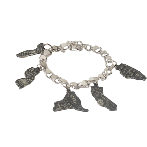 Sterling Silver Charm Bracelet